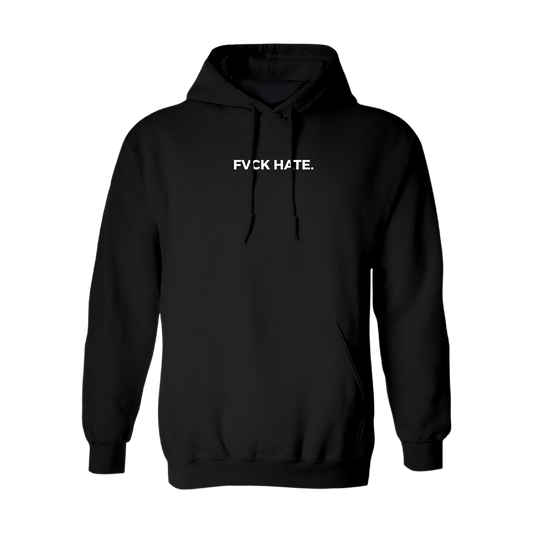 FVCK Hate Black Hoodie